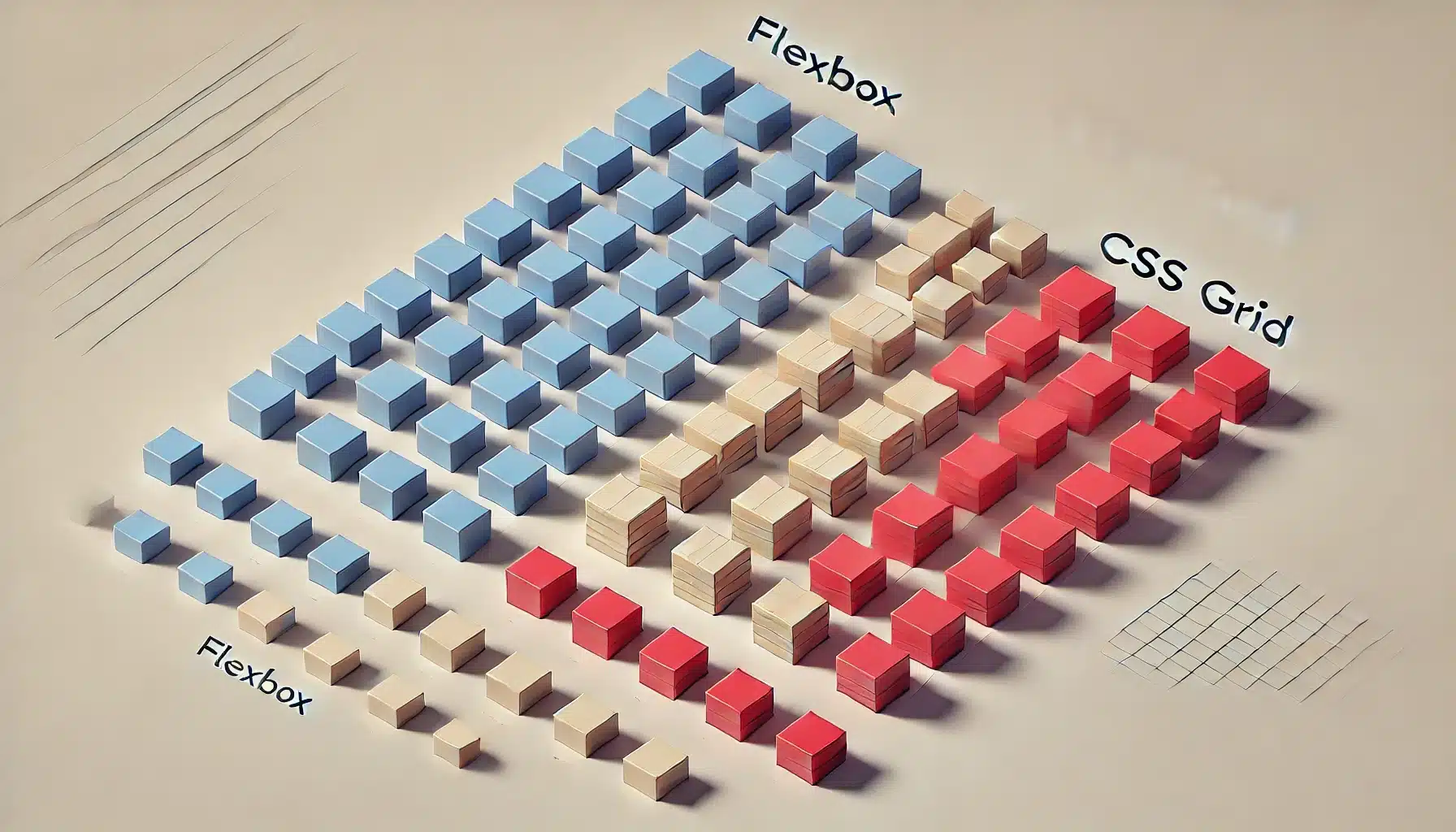 CSS grid and flex box comparisons OptimistDev